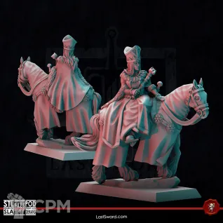 Описание картинки Kislev Zarina on horse от Recruiter по цене 500руб | Свободный Рынок Миниатюр - СРМ