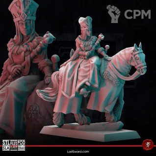 Описание картинки Zarina on Horse от Manufactorum76 по цене 450руб | Свободный Рынок Миниатюр - СРМ