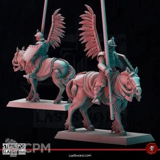 Описание картинки Winged Hussars от Manufactorum76 по цене 2 800руб | Свободный Рынок Миниатюр - СРМ