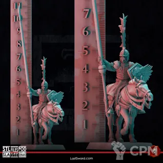 Описание картинки Winged Hussars от Manufactorum76 по цене 2 800руб | Свободный Рынок Миниатюр - СРМ