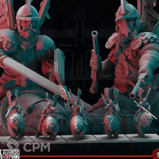 Описание картинки Kislev Winged Hussars on bears от Recruiter по цене 2 250руб | Свободный Рынок Миниатюр - СРМ