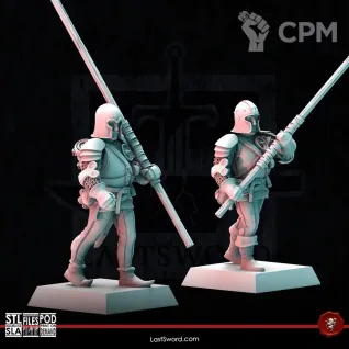 Описание картинки State Troops / Spearmen - 10 Штук от MrMetalHorror по цене 1 500руб | Свободный Рынок Миниатюр - СРМ