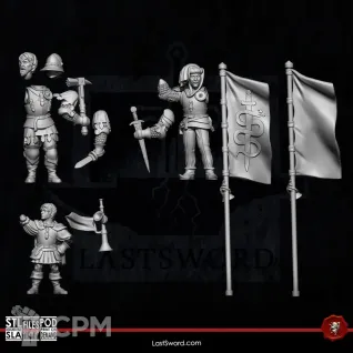 Описание картинки State Troops / Spearmen - 10 Штук от MrMetalHorror по цене 1 500руб | Свободный Рынок Миниатюр - СРМ