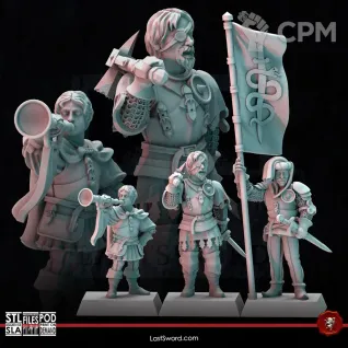 Описание картинки State Troops / Spearmen - 10 Штук от MrMetalHorror по цене 1 500руб | Свободный Рынок Миниатюр - СРМ