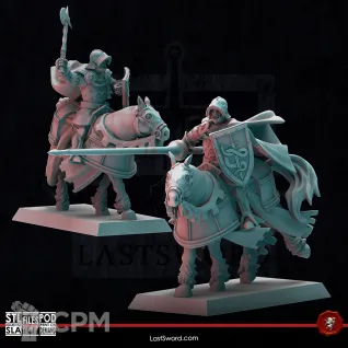 Описание картинки Free Blades Knights Horse от 3Д-Печка по цене 1 100руб | Свободный Рынок Миниатюр - СРМ