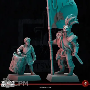 Описание картинки State Troops / Spearmen - 10 Штук от MrMetalHorror по цене 1 500руб | Свободный Рынок Миниатюр - СРМ
