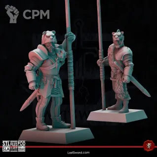 Описание картинки State Troops / Spearmen - 10 Штук от MrMetalHorror по цене 1 500руб | Свободный Рынок Миниатюр - СРМ