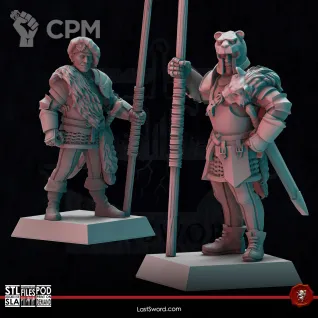 Описание картинки Varns Claws Pikemen от 3Д-Печка по цене 1 300руб | Свободный Рынок Миниатюр - СРМ