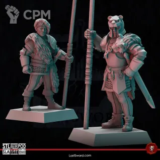 Описание картинки State Troops / Spearmen - 10 Штук от MrMetalHorror по цене 1 500руб | Свободный Рынок Миниатюр - СРМ