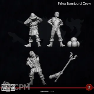 Описание картинки Bretonnian Bombard with Crew от 3Д-Печка по цене 1 500руб | Свободный Рынок Миниатюр - СРМ