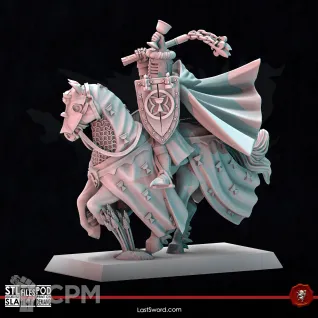 Описание картинки Bretonnian Grail Knights Squad от 3Д-Печка по цене 3 000руб | Свободный Рынок Миниатюр - СРМ