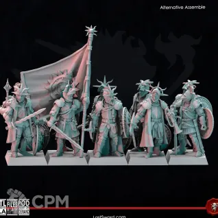 Описание картинки Empire Sun knights on foot от Recruiter по цене 1 500руб | Свободный Рынок Миниатюр - СРМ