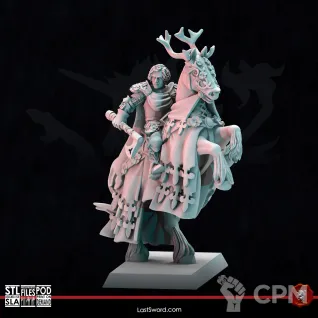 Описание картинки Bretonnian GreenKnight от 3Д-Печка по цене 350руб | Свободный Рынок Миниатюр - СРМ