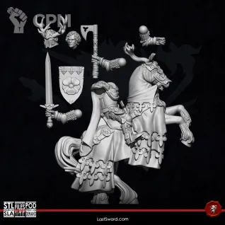 Описание картинки Bretonnian GreenKnight от 3Д-Печка по цене 350руб | Свободный Рынок Миниатюр - СРМ