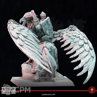 Описание картинки King On Hippogriff от 3Д-Печка по цене 1 200руб | Свободный Рынок Миниатюр - СРМ