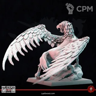 Описание картинки Wild Hippogriff от 3Д-Печка по цене 1 000руб | Свободный Рынок Миниатюр - СРМ