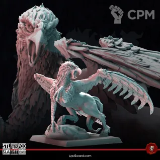 Описание картинки Wild Hippogriff от 3Д-Печка по цене 1 000руб | Свободный Рынок Миниатюр - СРМ
