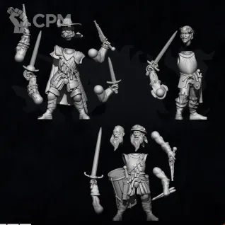 Описание картинки Empire Swordsmen от Recruiter по цене 1 500руб | Свободный Рынок Миниатюр - СРМ