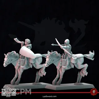 Описание картинки Mounted Yeomen от Daniilfedyakov по цене 1 500руб | Свободный Рынок Миниатюр - СРМ