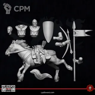 Описание картинки Mounted Yeomen от Daniilfedyakov по цене 1 500руб | Свободный Рынок Миниатюр - СРМ
