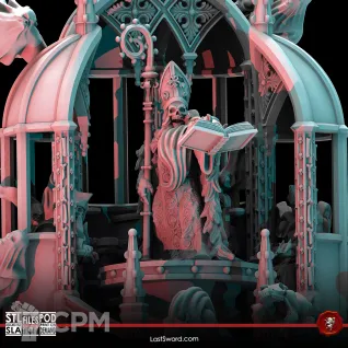Описание картинки Spectral Veil Altar от 3Д-Печка по цене 4 000руб | Свободный Рынок Миниатюр - СРМ