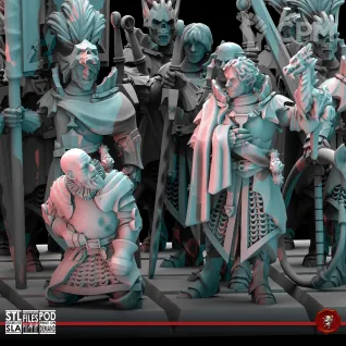 Описание картинки Ordo Draconis Wight Blades от Manufactorum76 по цене 1 200руб | Свободный Рынок Миниатюр - СРМ