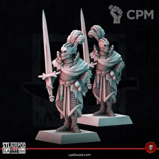 Описание картинки Ordo Draconis Wight Blades от 3Д-Печка по цене 1 200руб | Свободный Рынок Миниатюр - СРМ