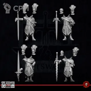 Описание картинки Ordo Draconis Wight Blades от Manufactorum76 по цене 1 200руб | Свободный Рынок Миниатюр - СРМ