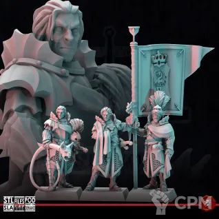 Описание картинки Ordo Draconis Wight Blades от Manufactorum76 по цене 1 200руб | Свободный Рынок Миниатюр - СРМ