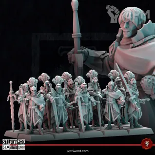 Описание картинки Ordo Draconis Wight Blades от 3Д-Печка по цене 1 200руб | Свободный Рынок Миниатюр - СРМ