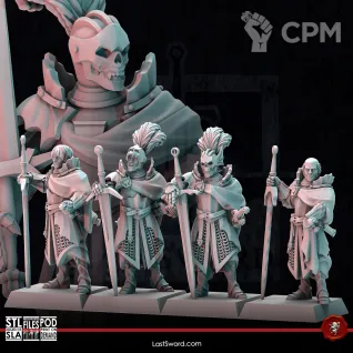 Описание картинки Ordo Draconis Wight Blades от 3Д-Печка по цене 1 200руб | Свободный Рынок Миниатюр - СРМ