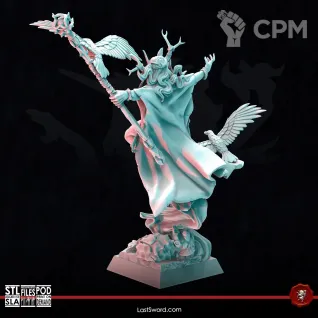 Описание картинки wood elf mage от Daniilfedyakov по цене 350руб | Свободный Рынок Миниатюр - СРМ