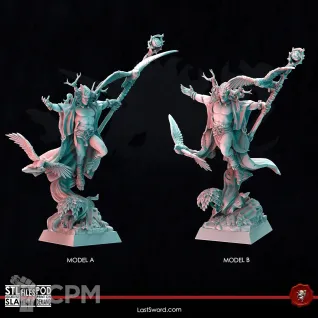 Описание картинки wood elf mage от Daniilfedyakov по цене 350руб | Свободный Рынок Миниатюр - СРМ