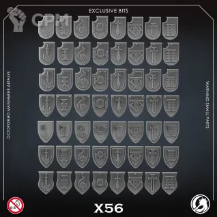 Описание картинки Grey Shields от GreyStorm по цене 700руб | Свободный Рынок Миниатюр - СРМ