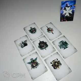 Описание картинки Black Templars Datacards 10th (на русском) от GnomeCone по цене 1 580руб | Свободный Рынок Миниатюр - СРМ