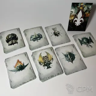 Описание картинки Adepta Sororitas Datacards 10th (на русском) от GnomeCone по цене 1 580руб | Свободный Рынок Миниатюр - СРМ