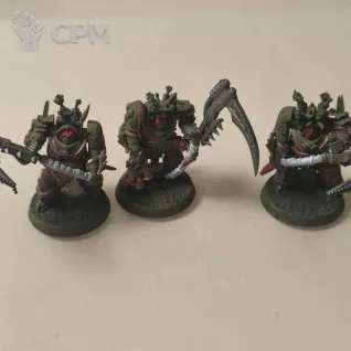 Описание картинки Deathshroud Terminators от Dalvas по цене 700руб | Свободный Рынок Миниатюр - СРМ