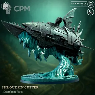 Описание картинки Shroudfin Cutter (The Ventscourge Salvagers) от Орки с наГорки по цене 1 600руб | Свободный Рынок Миниатюр - СРМ