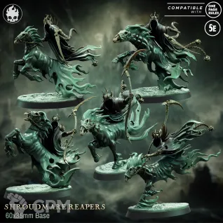 Описание картинки Shroudmare Reapers от Naggaroth Night по цене 2 600руб | Свободный Рынок Миниатюр - СРМ