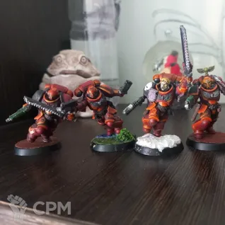Описание картинки Space marines Assault Intercessors от Hierohpant по цене 1 300руб | Свободный Рынок Миниатюр - СРМ