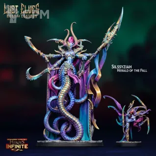 Описание картинки Silssyziah Herald of the Fall от PocketSized Prints по цене 1 700руб | Свободный Рынок Миниатюр - СРМ