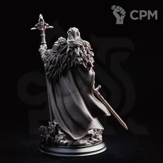 Описание картинки War Priestess - Silvia the Tearless от PocketSized Prints по цене 300руб | Свободный Рынок Миниатюр - СРМ
