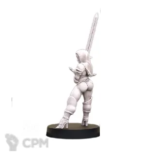 Описание картинки Sisters of Sigmar - Greatsword Pin Up P1 от 3Д печать миниатюр по цене 282руб | Свободный Рынок Миниатюр - СРМ