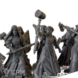 Описание картинки Mordheim - Sisters of Sigmar (x10) от 3Д печать миниатюр по цене 2 456руб | Свободный Рынок Миниатюр - СРМ