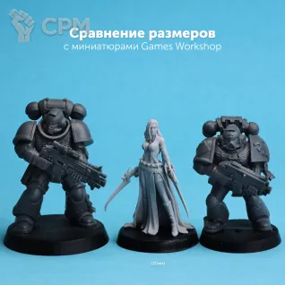 Описание картинки Кайлина 30мм (Prince of Persia) от Forfun Miniatures по цене 350руб | Свободный Рынок Миниатюр - СРМ