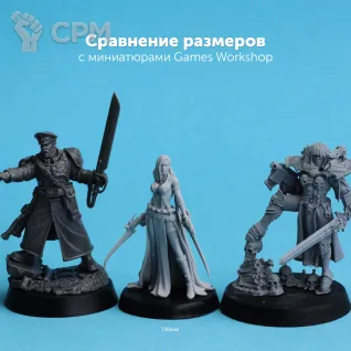 Описание картинки Кайлина 30мм (Prince of Persia) от Forfun Miniatures по цене 350руб | Свободный Рынок Миниатюр - СРМ