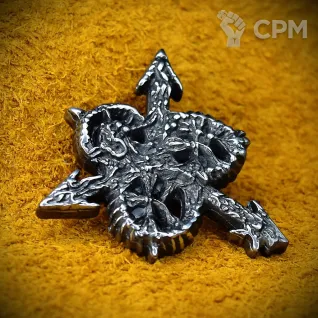 Описание картинки Значок Нургл древние боги Warhammer от Game&Reality Studio по цене 1 200руб | Свободный Рынок Миниатюр - СРМ