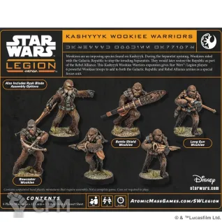 Описание картинки Star Wars: Legion – Kashyyyk Wookiee Warriors от StarkLogistics по цене 5 040руб | Свободный Рынок Миниатюр - СРМ