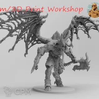Описание картинки Skarbrand Bloodthirster от 3Д печать миниатюр по цене 2 237руб | Свободный Рынок Миниатюр - СРМ