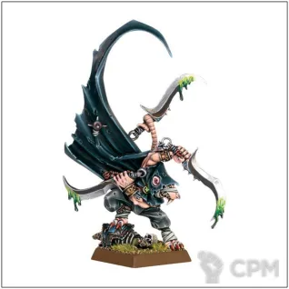 Описание картинки Deathmaster Snikch от OldHammer Мастерская по цене 350руб | Свободный Рынок Миниатюр - СРМ